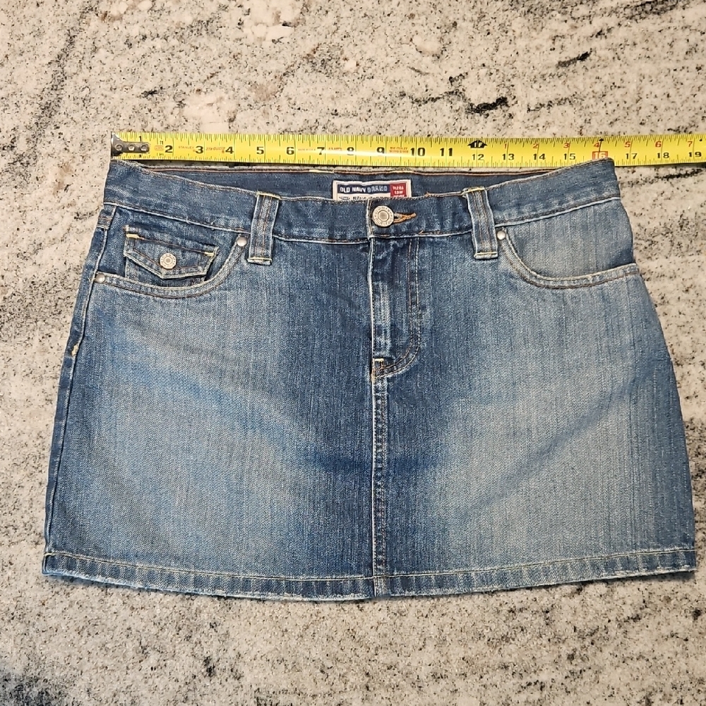 Old Navy Blue Mini Skirt